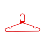 Strong Adult Red Plastic Hangers