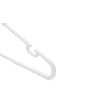 White Plastic Hangers Shoulder Notches