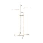 Chrome Display Stand – 4 Straight Arms Clothes Rail