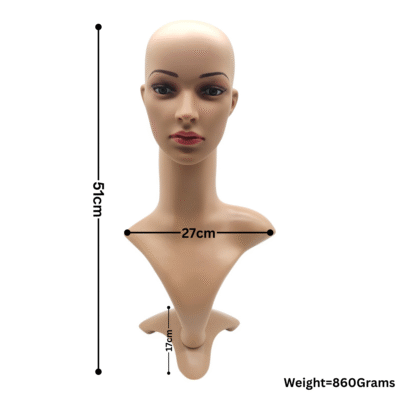 skintone female display head