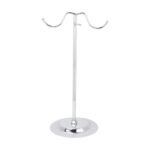 chrome hand bag display stand