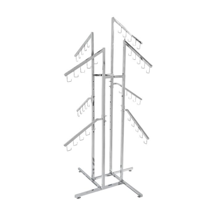 Chrome Two Tier Bag Display Stand