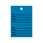 40x62mm unstrung pastel perforated stock ticket Blue-Box 1000