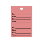 40x62mm unstrung pastel perforated stock ticket Pink-Box 1000