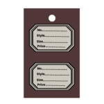 40x63mm Unstrung Perforated Stock Ticket Yellow-box 1000