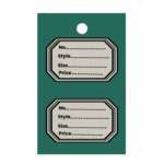 40x63mm Unstrung Perforated Stock Ticket Yellow-box 1000