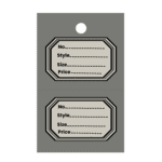 40x63mm Unstrung Perforated Stock Ticket Yellow-box 1000