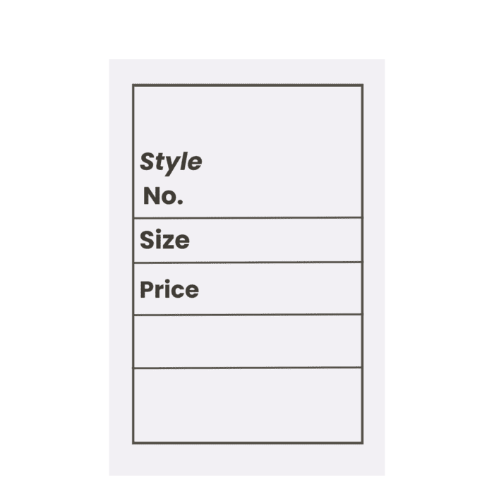 40x63mm Unstrung unperforated stock ticket White-Box 1000