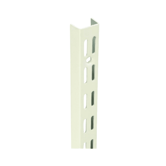 Heavy Duty Twin Slot Upright 2400mm-White