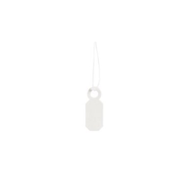 Strung Tag 20x8mm - White