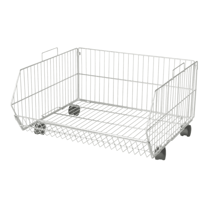 Wire Dump 5 Tier Stacking Basket Set Basket Zinc – 48cmx48cmx78cm