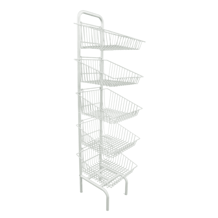 Wire Dump Basket Stand Zinc – 48cmx48cmx78cm