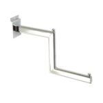 Stepped Oval Display Arm For Slatwall