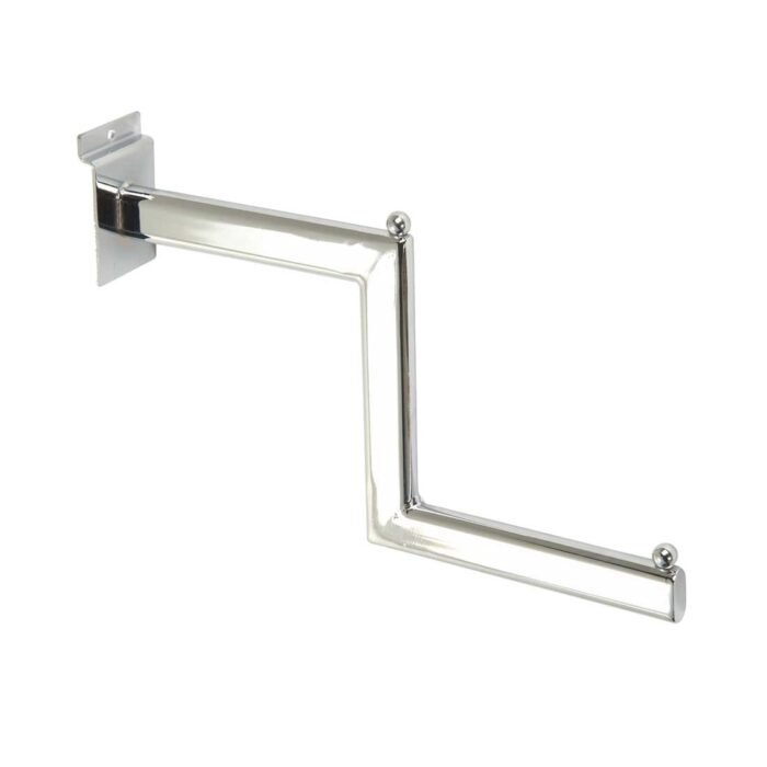 Stepped Oval Display Arm For Slatwall