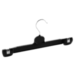 Black Plastic Clip Hangers (Box Of 100)