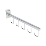 Shoe Shelf For Slatwall Straight 5 Hook Arm