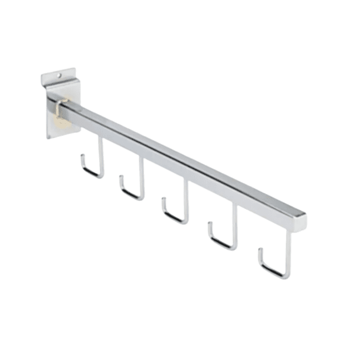 Shoe Shelf For Slatwall Straight 5 Hook Arm