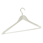 White Wooden Clothes Hangers Hangers (Box Of 100)