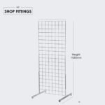 Mesh Panel(Grid Panel) Double Sided Stand – 5ft