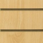 Beech slatwall board panels 18mm MDF with 100mm centres for retail displays