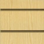 Ash slatwall board panels 18mm MDF with 100mm centres for retail displays