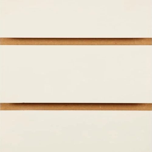 Coral slatwall board panels 18mm MDF with 100mm centres for retail displays