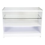 Half Glass Showcase 1200 x 600 x 900mm – White Half Glass Showcase 1800 x 600 x 900mm - White