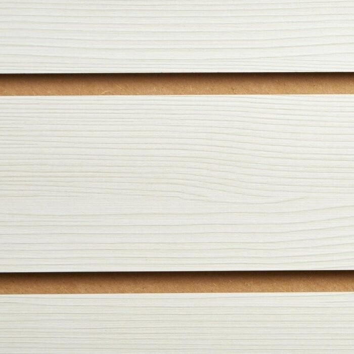 Pino White Slatwall Board Panels