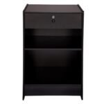 Till Block With Lock - 600 x 600 x 900mm - Black