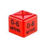 Age 0-6m Size Cubes Red