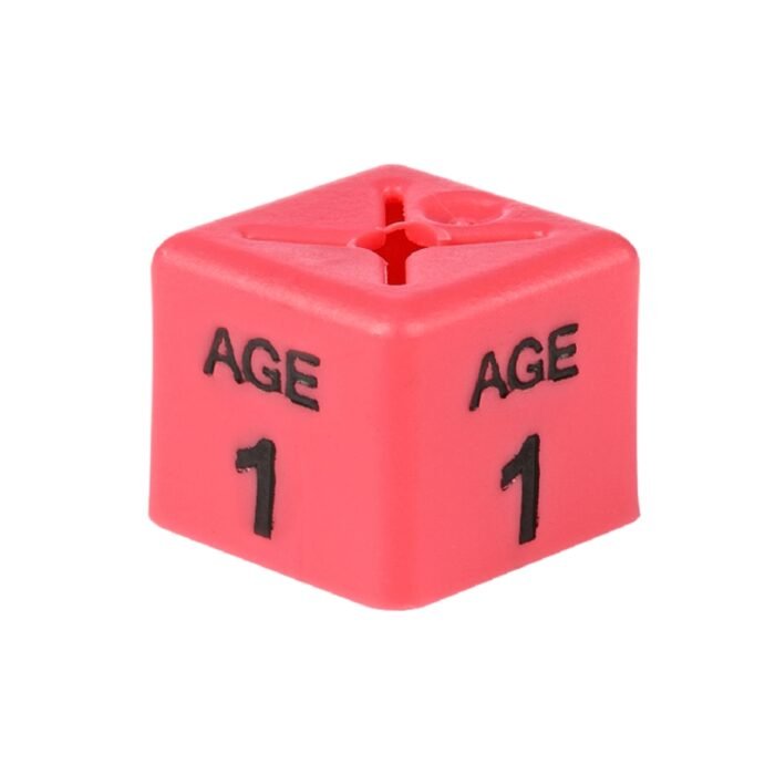 Age 1 Size Cubes Pink - Babies Size Cube