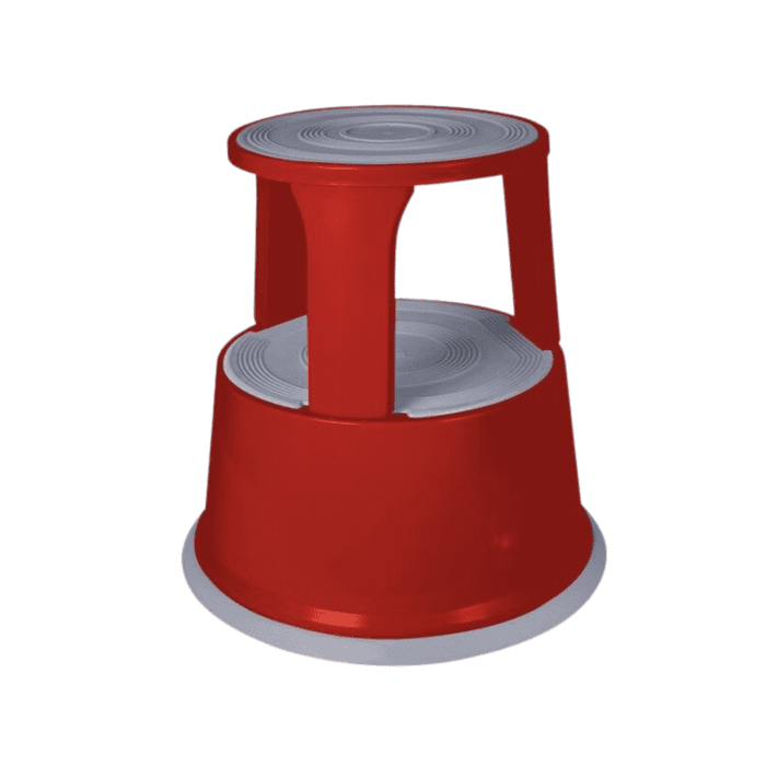 Metal Supa Step Stool - Red
