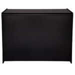 shop counter solid black - back