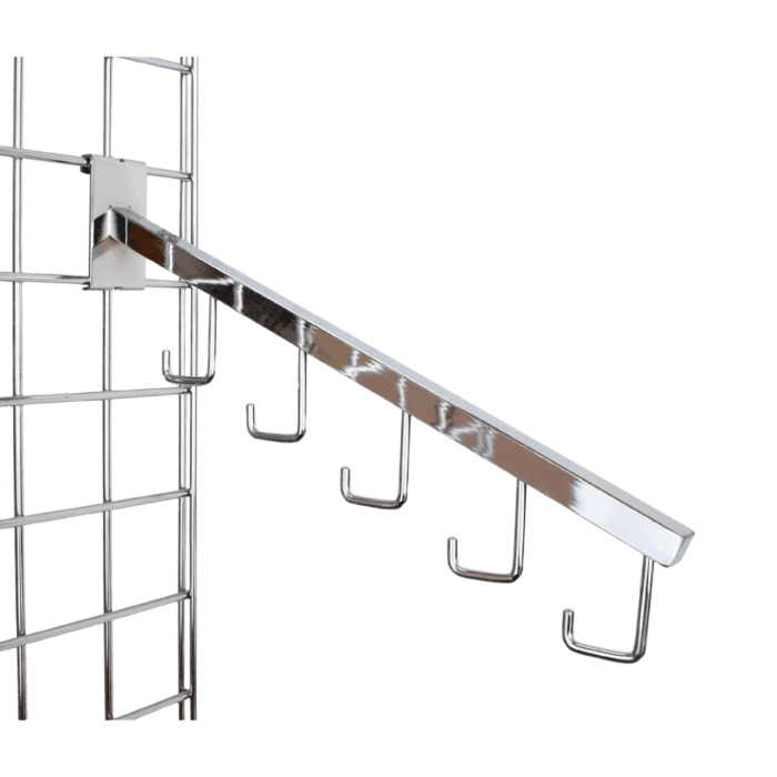 Five Hook Waterfall Arm for Mesh Panel(Grid Panel)