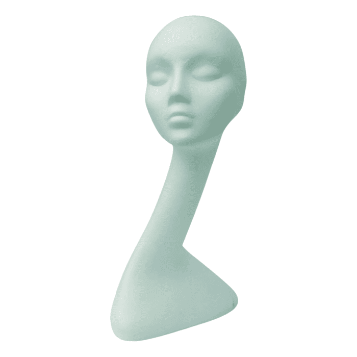 Swan Neck Mannequin Head
