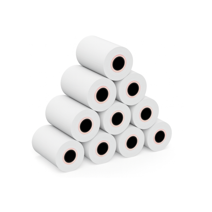 57 x 40 card machine rolls – boxed 20 premium thermal paper for POS terminals