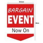 Red SALE Double-Sided Hanging Sign