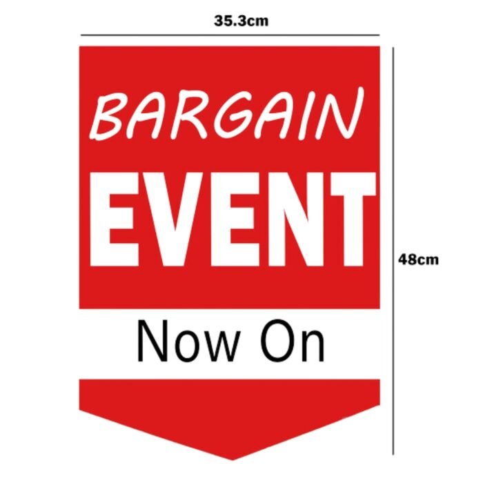 Red SALE Double-Sided Hanging Sign