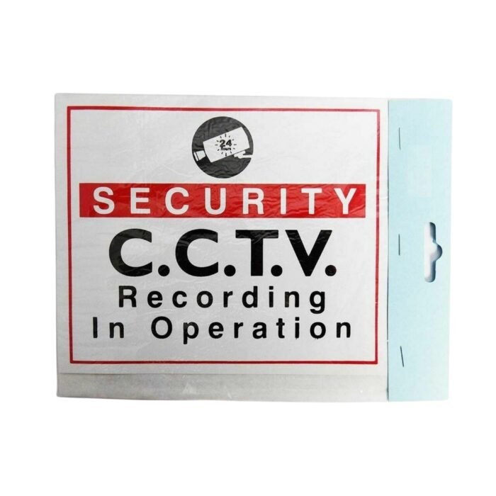 CCTV in Operation Sticker – Door/Window Label
