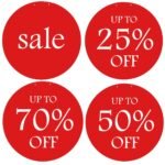 Red SALE Double-Sided Hanging Sign