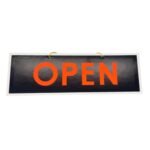 Black OPEN/CLOSED Signage - OPEN