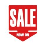 Arrow SALE NOW ON Double-Sided Hanging Sign