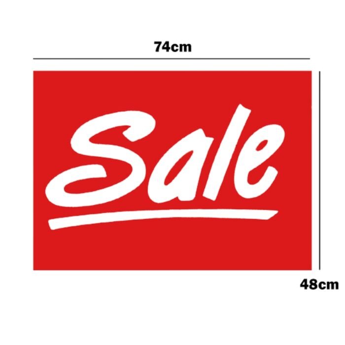 Red SALE Double-Sided Hanging Sign