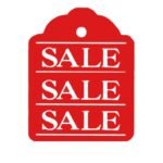 Red SALE Double-Sided Hanging Sign