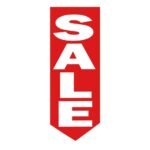Red SALE Double-Sided Hanging Sign
