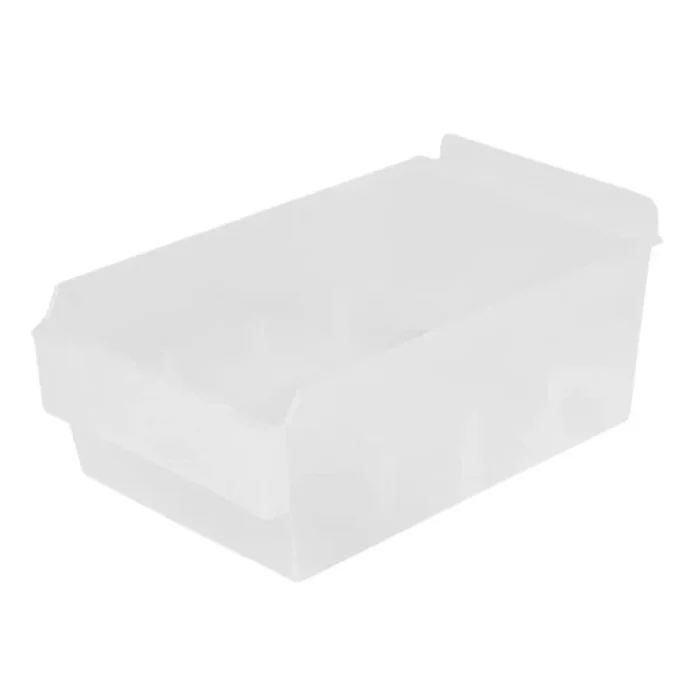 Plastic Slatwall Bins Shlefbox200 Clear