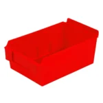 Plastic Slatwall Bins Shlefbox200 Red