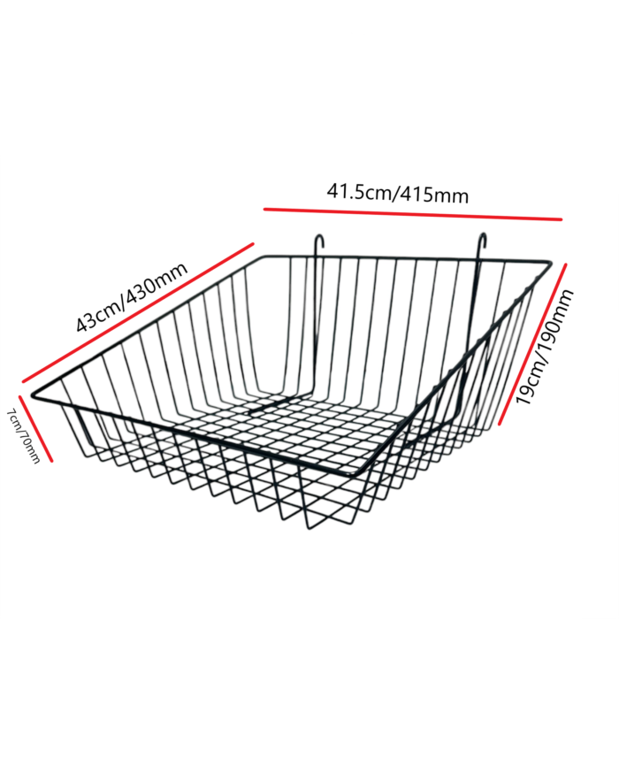 5 Tier Basket Stand For Bread Crisps Snacks - Black