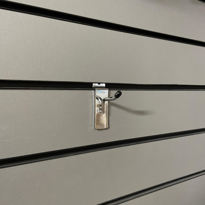 5cm Chrome Slatwall Hook