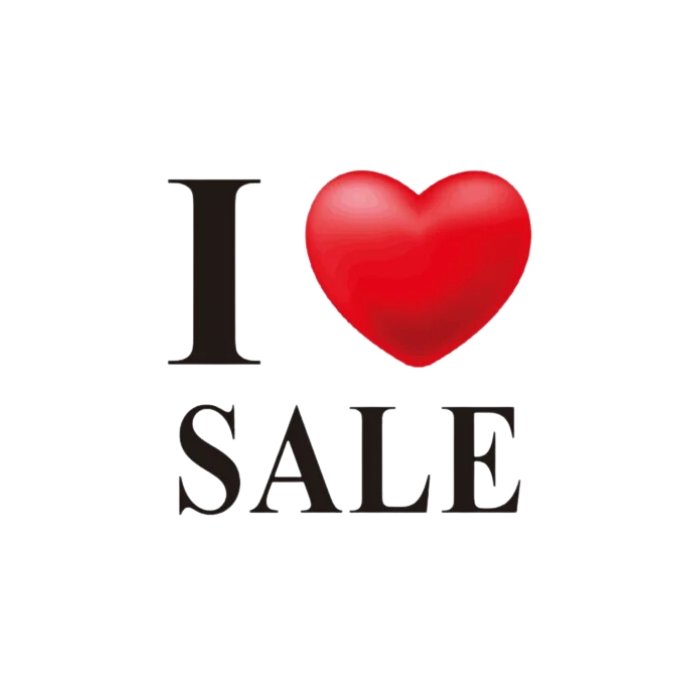 I Love Sale Sign